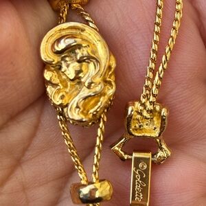 Very Rare Goldette Bracelet Signed Goldette | Victorian Revival Figural